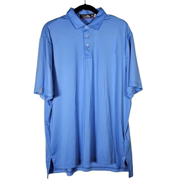 RLX Ralph Lauren Other - Ralph Lauren RLX Mens XL Blue Short Sleeve Golf Polo Shirt Stretch Casual NWOT